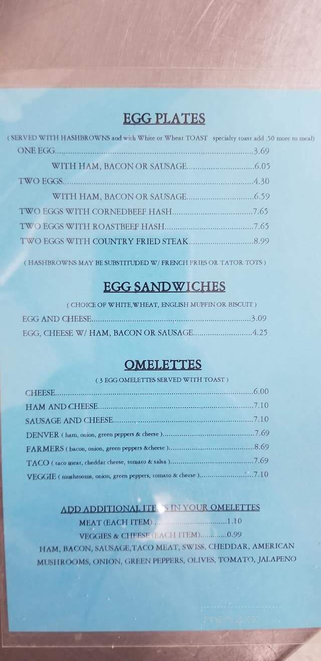 Andrea's Place - Alpha, IL menu_pic