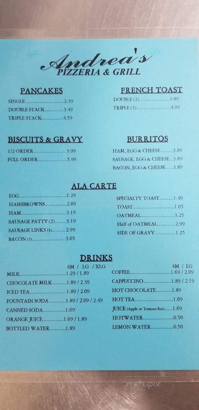 Andrea's Place - Alpha, IL menu_pic