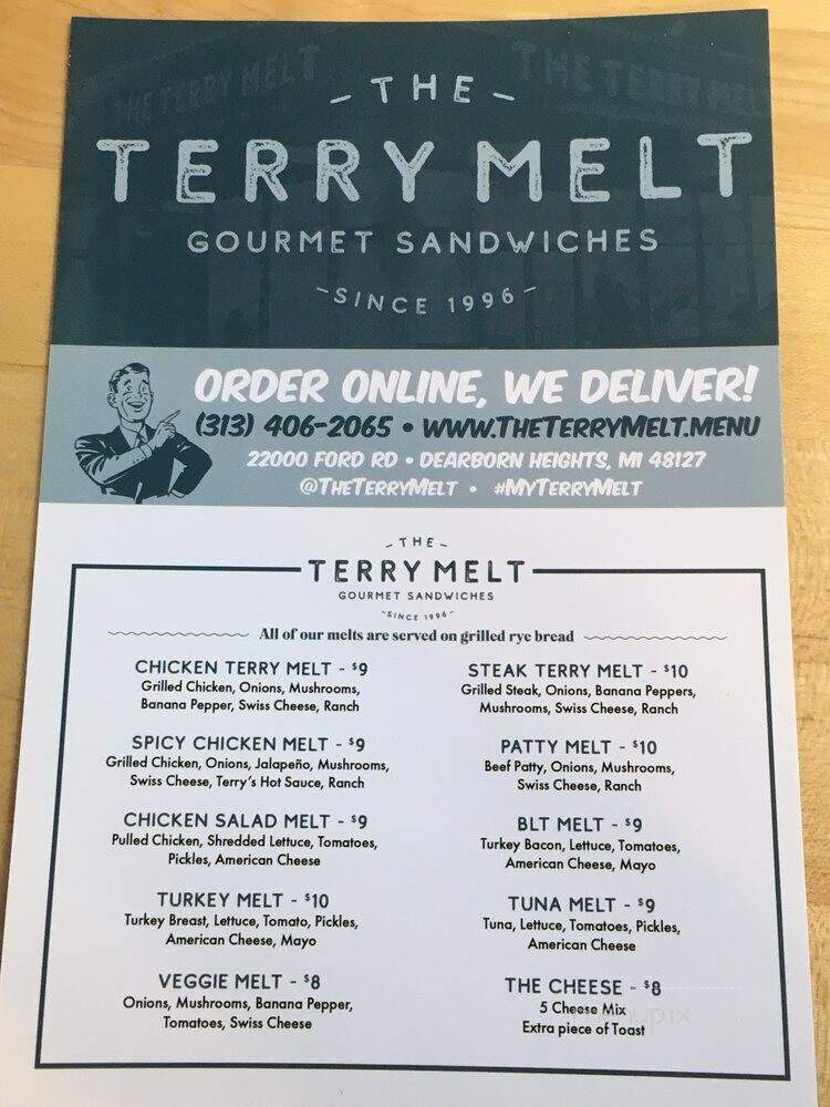 The Terry Melt - Dearborn Heights, MI menu_pic