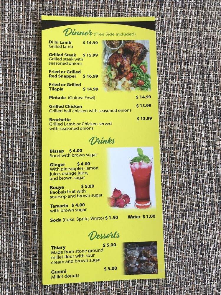 Babatche African Gastronomie - Kenneth City, FL menu_pic