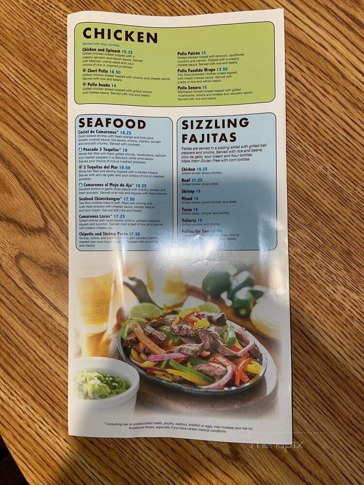 3 Tequilas - Kill Devil Hills, NC menu_pic
