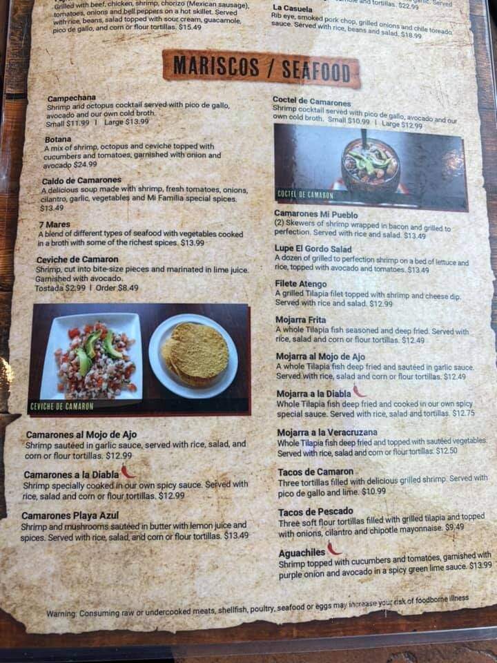 Mi Familia - South Sioux City, NE menu_pic