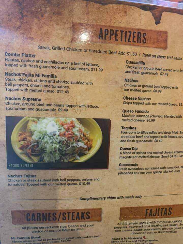 Mi Familia - South Sioux City, NE menu_pic