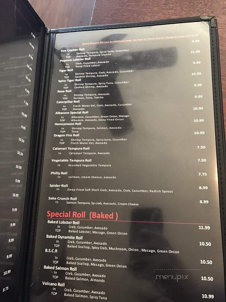 Sushi Time - Seaside, CA menu_pic