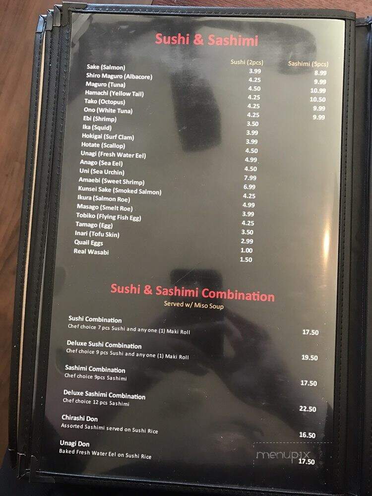 Sushi Time - Seaside, CA menu_pic