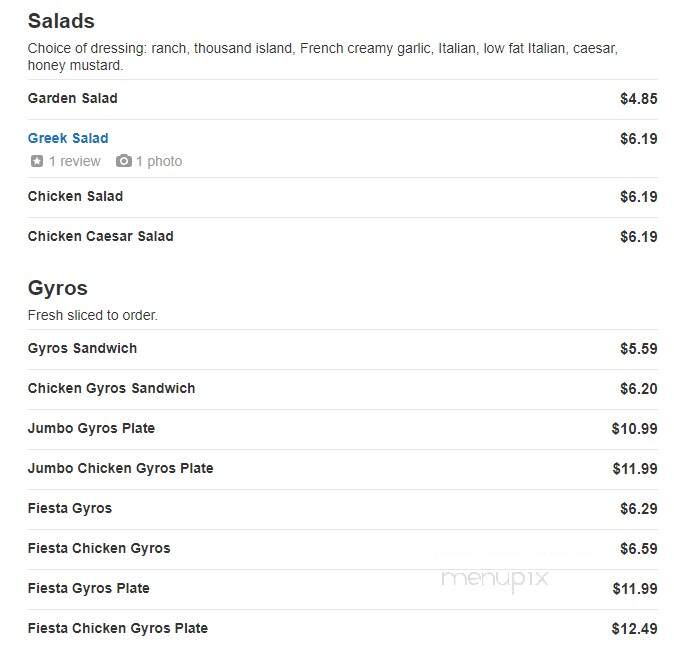 Tastee Bite - Plano, IL menu_pic