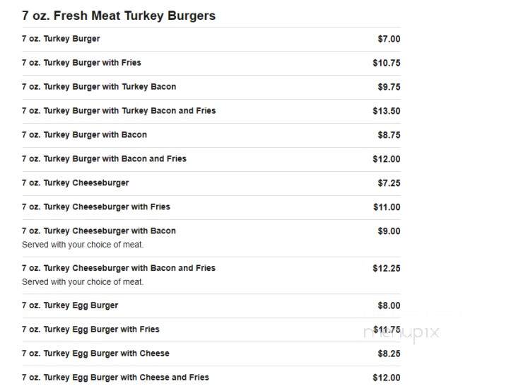 Jimbo's Hamburger Palace - Bronx, NY menu_pic
