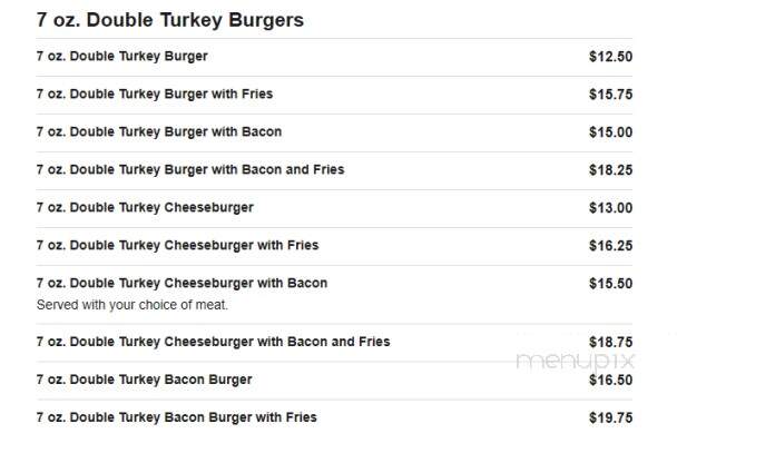 Jimbo's Hamburger Palace - Bronx, NY menu_pic