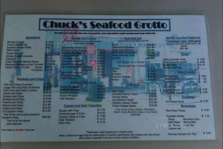 Chuck's Seafood Grotto - Snohomish, WA