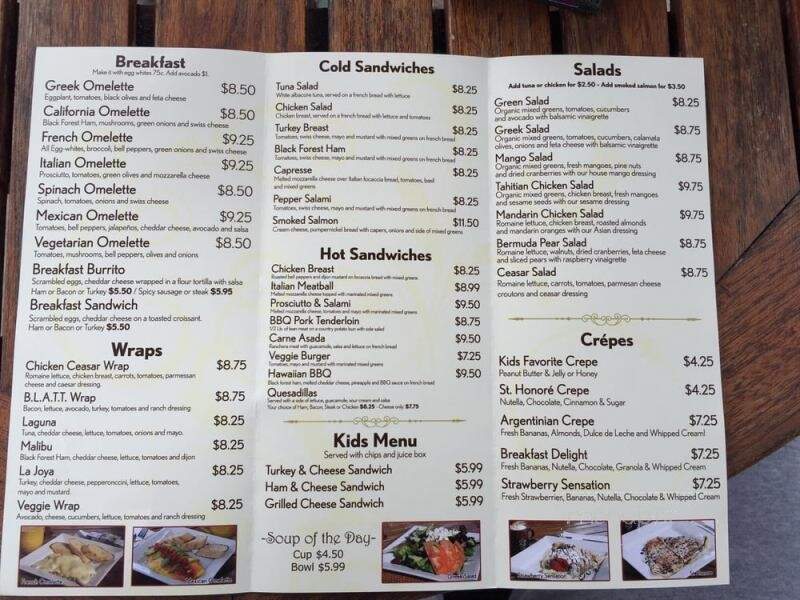 St Honore French Bakery - Palos Verdes Estates, CA menu_pic