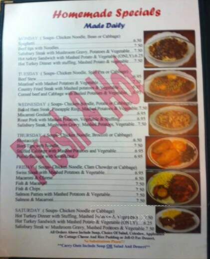 Taylor's Kitchen - Taylor, MI menu_pic
