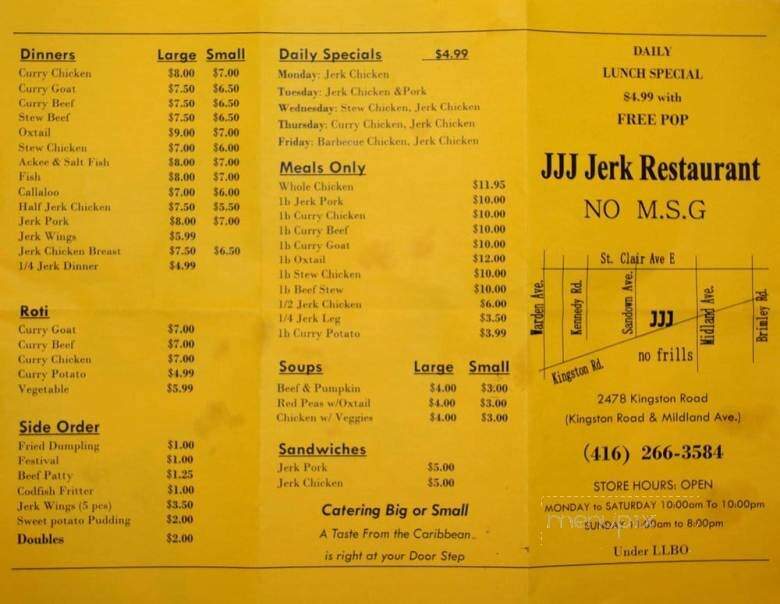 JJJ Jerk Restaurant - Scarborough, ON