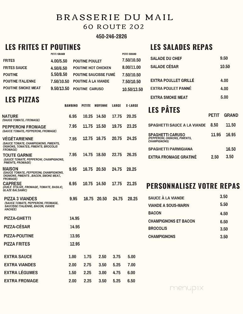 Brasserie du Mail - Lacolle, QC