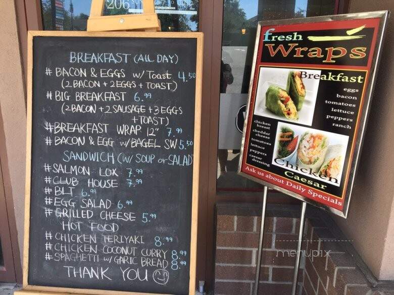 Bagel Classic Cafe - Langley Twp, BC menu_pic