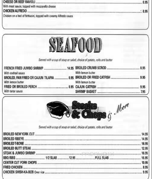 De Mar's Coffee Shop Restaurant - Blue Island, IL menu_pic
