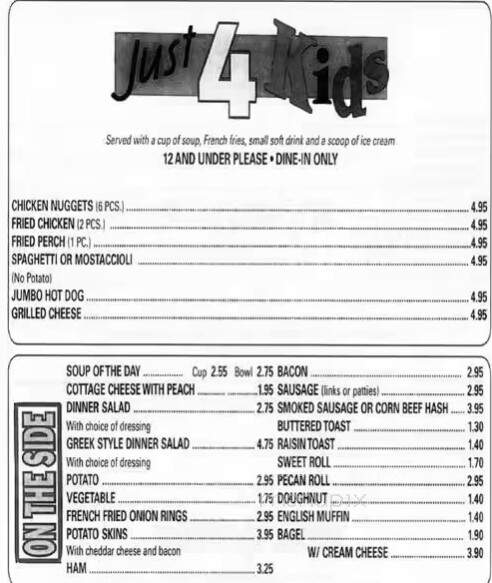 De Mar's Coffee Shop Restaurant - Blue Island, IL menu_pic