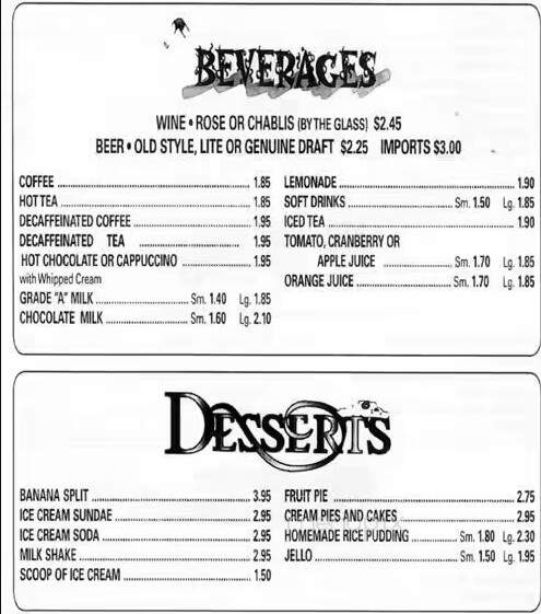 De Mar's Coffee Shop Restaurant - Blue Island, IL menu_pic