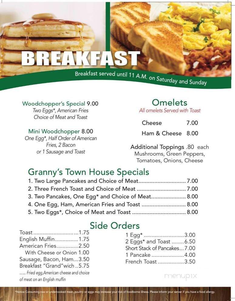 Gus & Tony's Townhouse - West Union, IA menu_pic