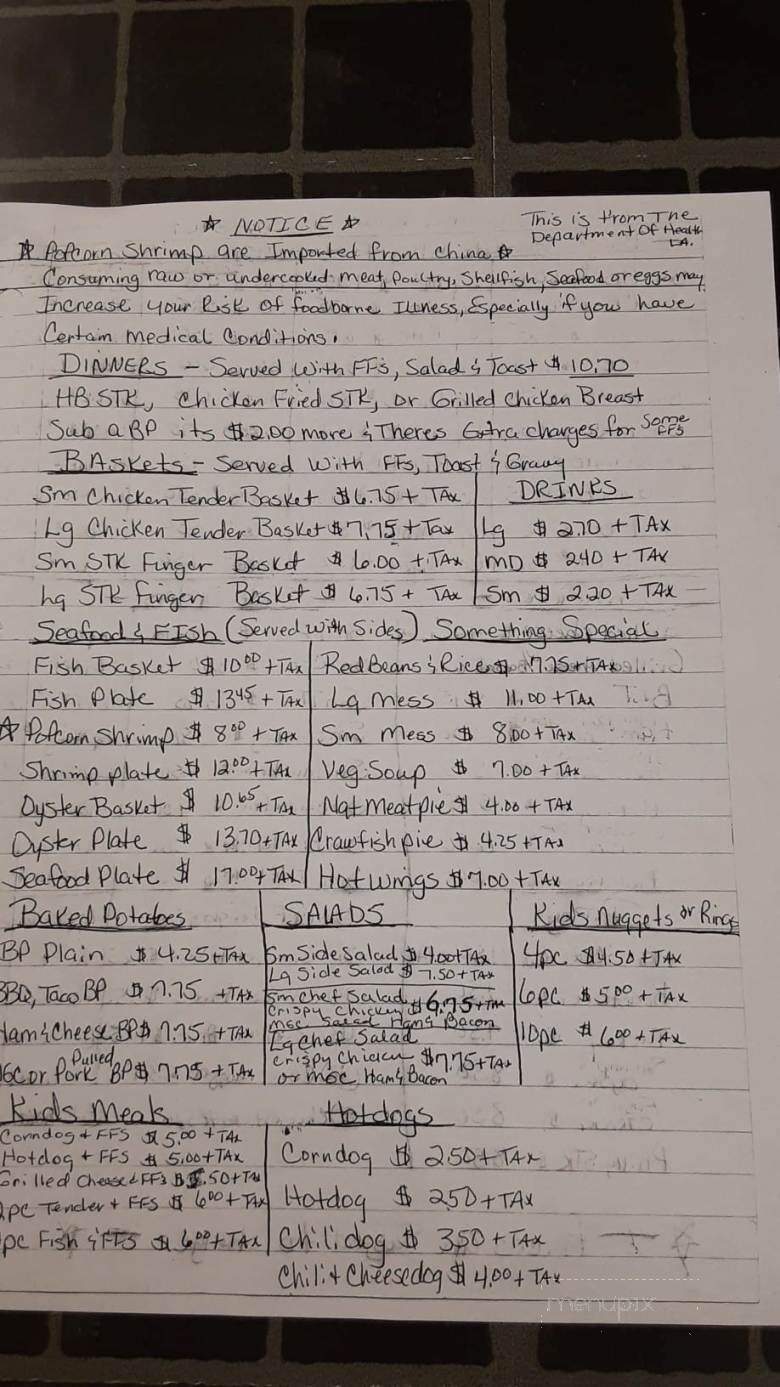 Munch Box - Saline, LA menu_pic