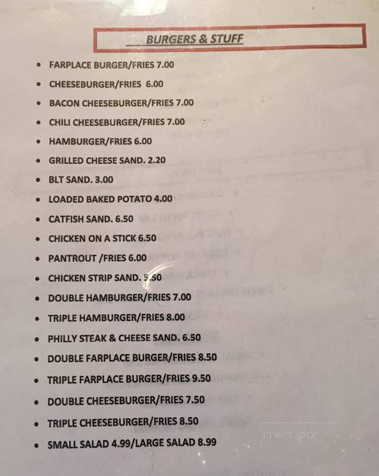 Far-Place - Lake, MS menu_pic