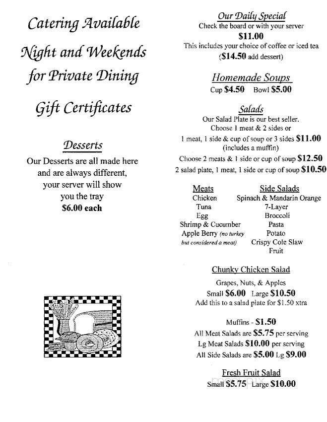 Little Bistro - Liberty, SC menu_pic