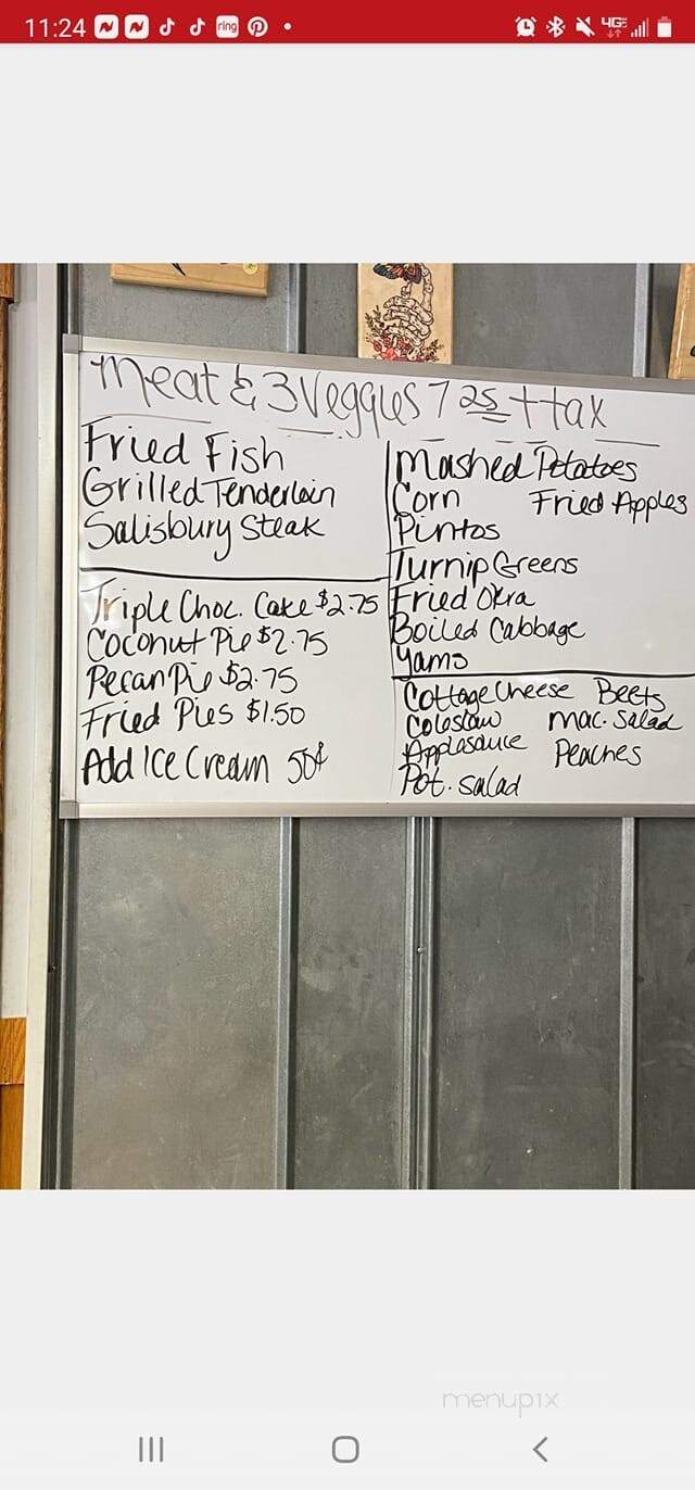 Stone Fort Restaurant - Manchester, TN menu_pic