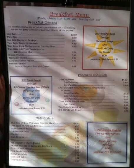 Jefferson Fountain - Oak Ridge, TN menu_pic
