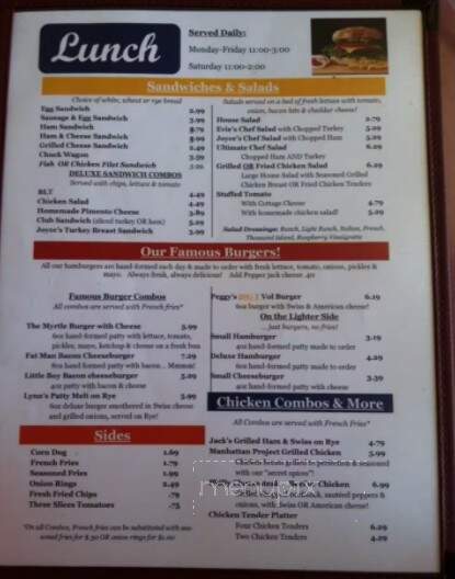 Jefferson Fountain - Oak Ridge, TN menu_pic