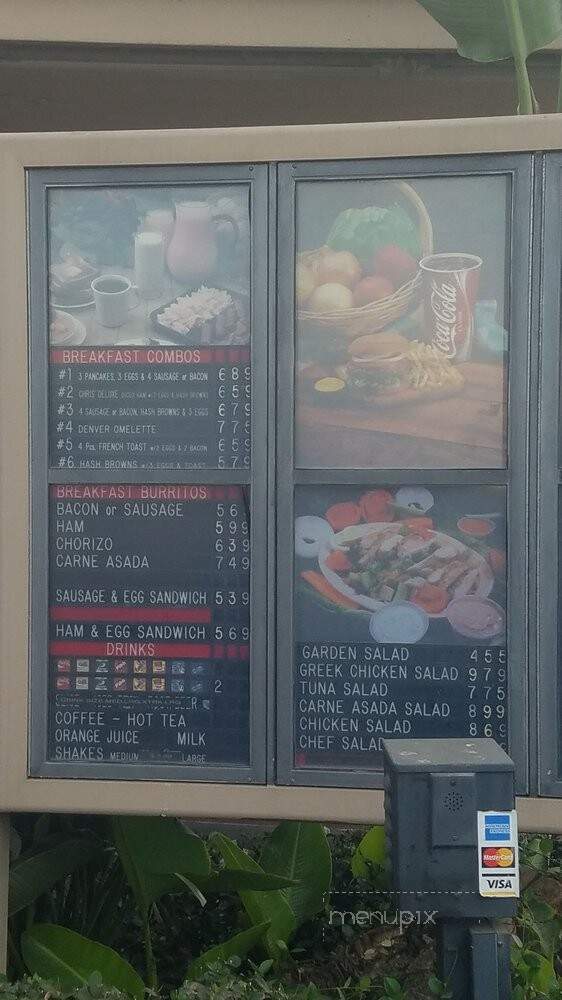 Chris Burgers - Downey, CA menu_pic