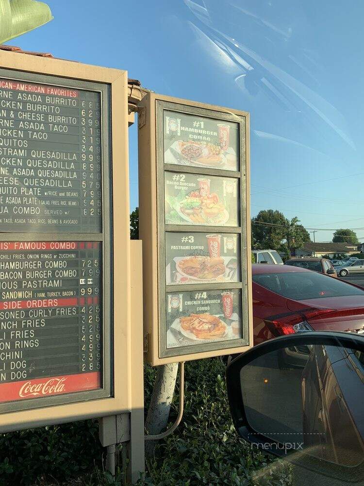 Chris Burgers - Downey, CA menu_pic