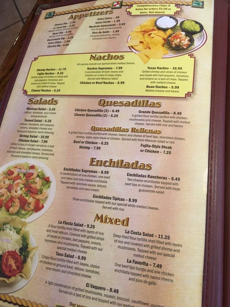 Los Caballeros - Oak Ridge, TN menu_pic