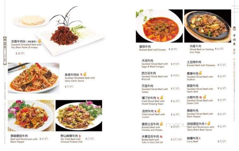 Silkway Halal Cuisine - Richmond, BC menu_pic