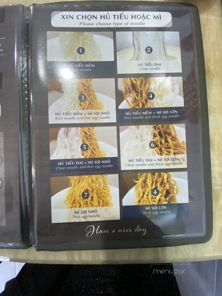 Pho Sapa Noodle House - Houston, TX menu_pic