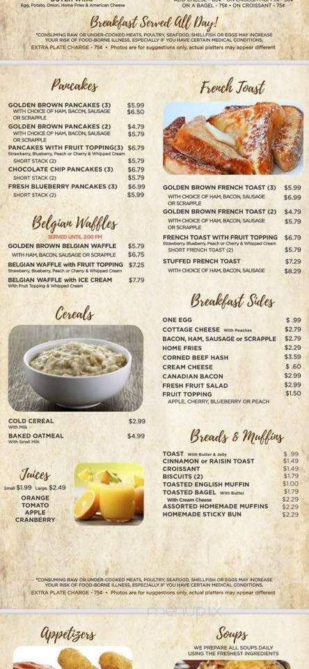 The Hampden Diner - Mechanicsburg, PA menu_pic