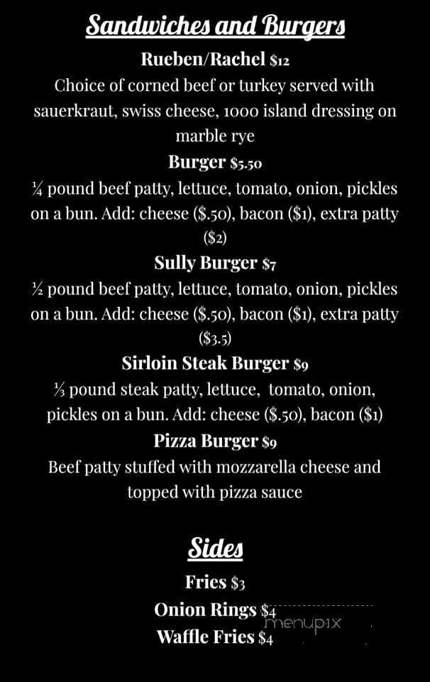 Sully's of Fond Du Lac - Fond Du Lac, WI menu_pic