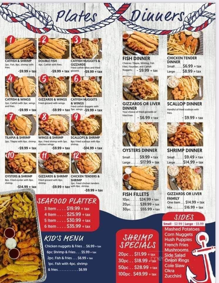 Golden Hooks - Sulphur, LA menu_pic
