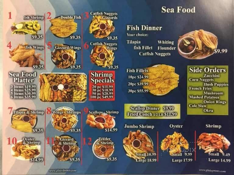 Golden Hooks - Sulphur, LA menu_pic