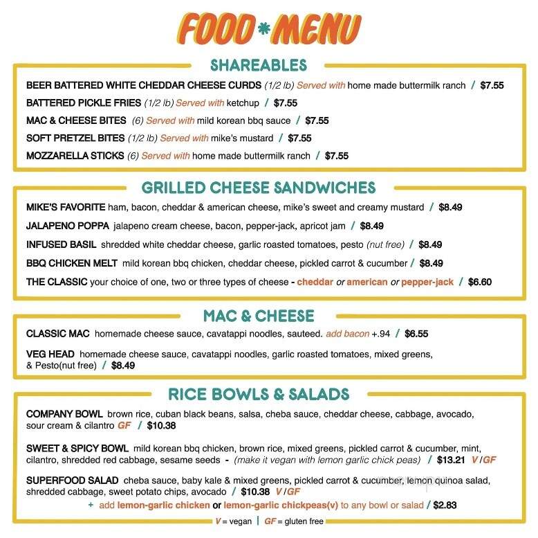 The Back Lot - Charlevoix, MI menu_pic