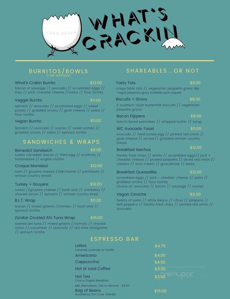 Let's Yolk About It - Long Beach, CA menu_pic