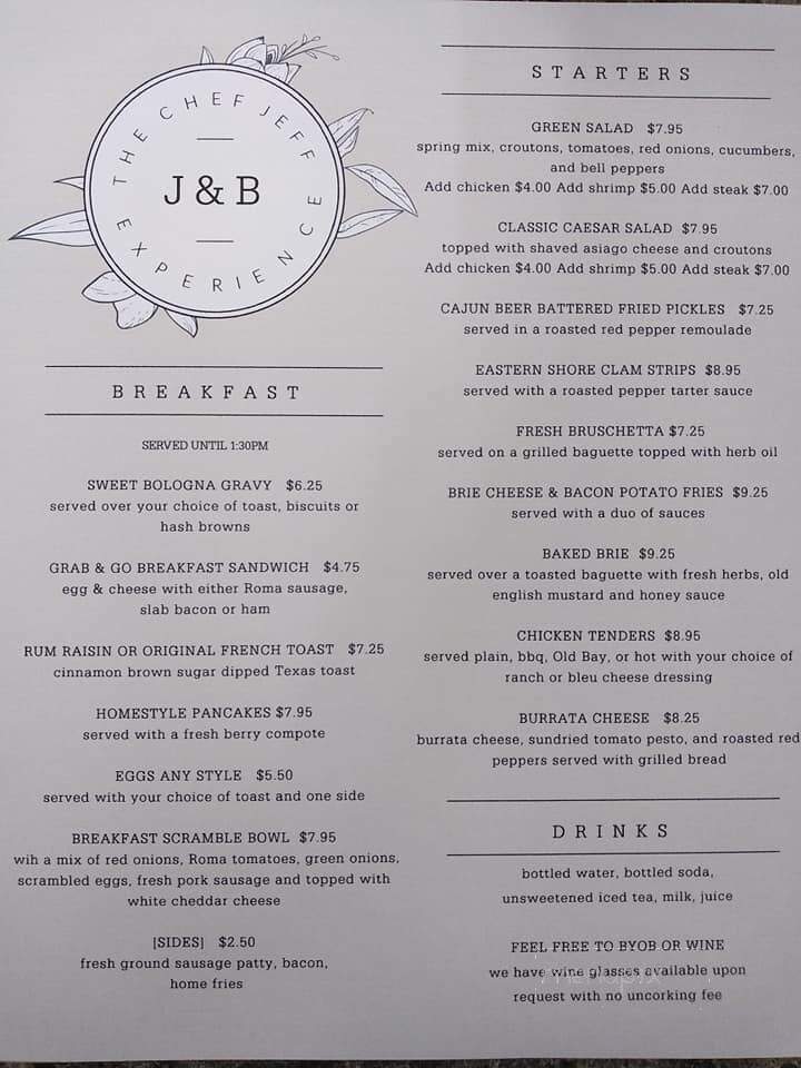 J & B Restaurant - Hampstead, MD