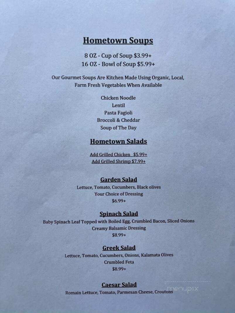 Cream Ridge Hometown Restaurant - Cream Ridge, NJ menu_pic