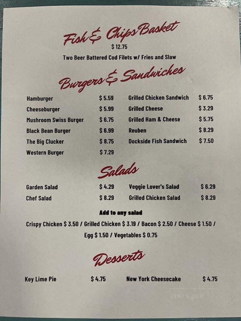 Key West Wings - Canal Winchester, OH menu_pic
