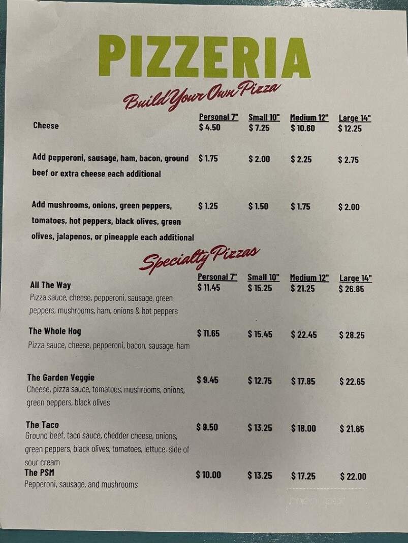 Key West Wings - Canal Winchester, OH menu_pic