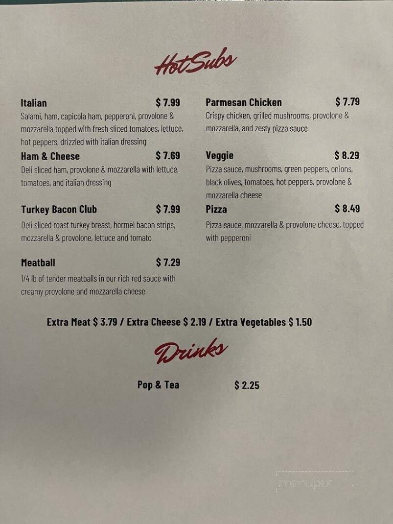 Key West Wings - Canal Winchester, OH menu_pic