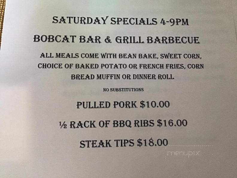 The Bobcat Bar & Grill - Greenbush, MI