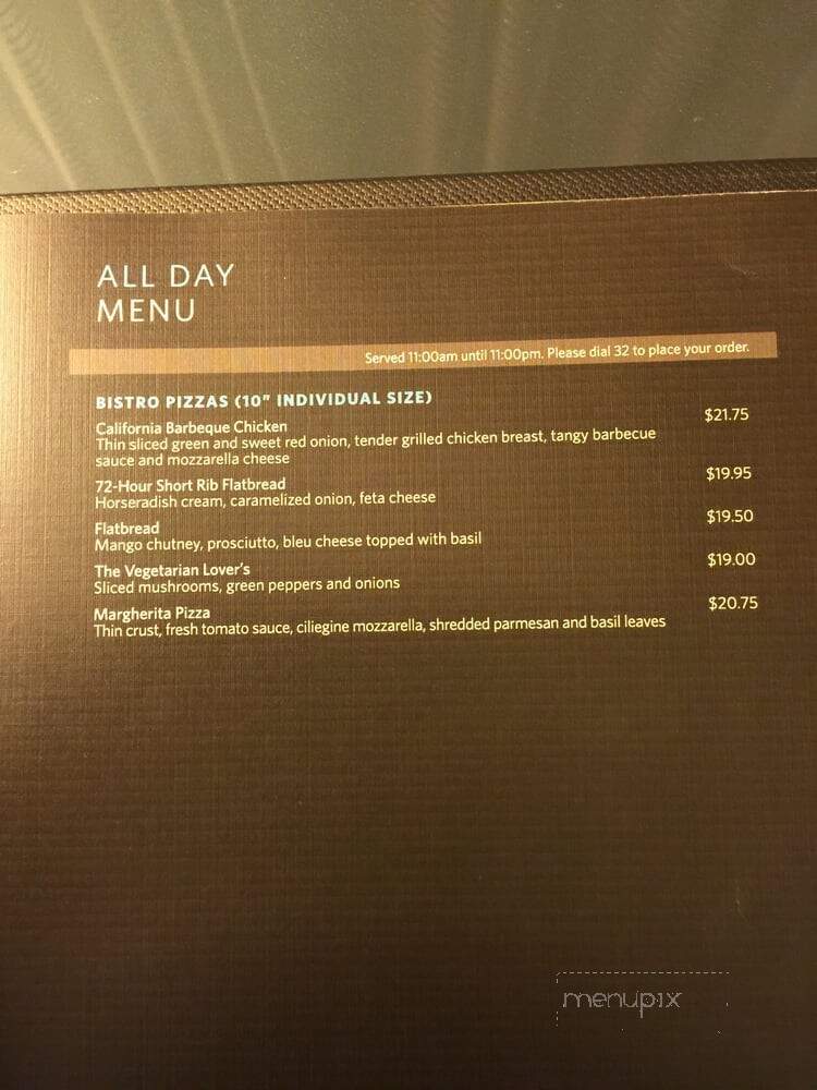 Hilton Los Angeles Airport - Los Angeles, CA menu_pic