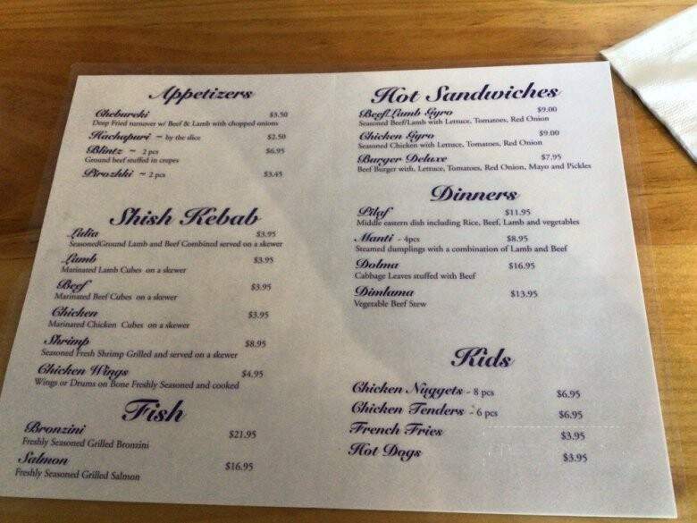 Taste of Susan's Grill House - Tannersville, PA menu_pic