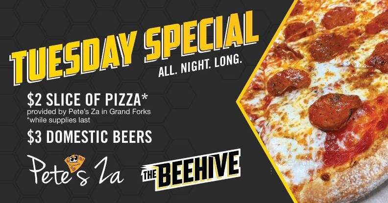 Beehive - Reynolds, ND menu_pic