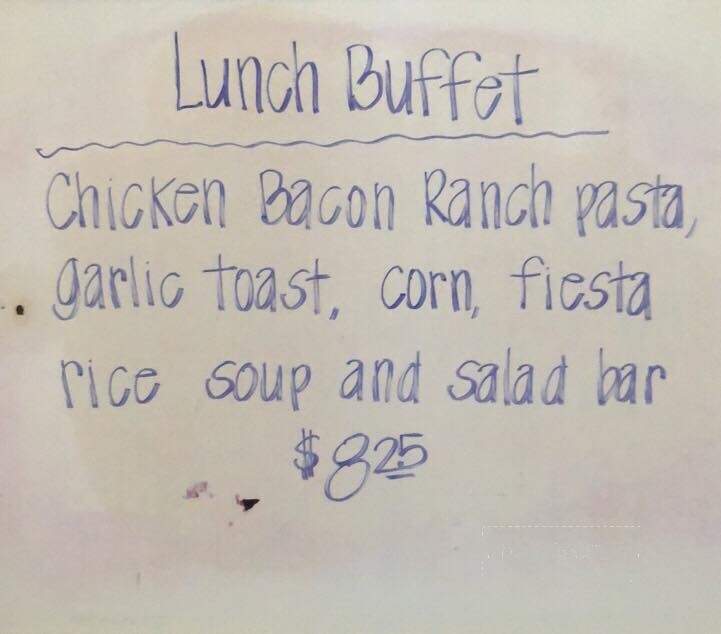 Beehive - Reynolds, ND menu_pic