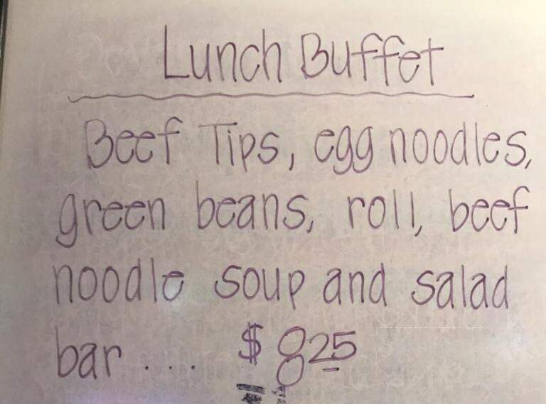 Beehive - Reynolds, ND menu_pic